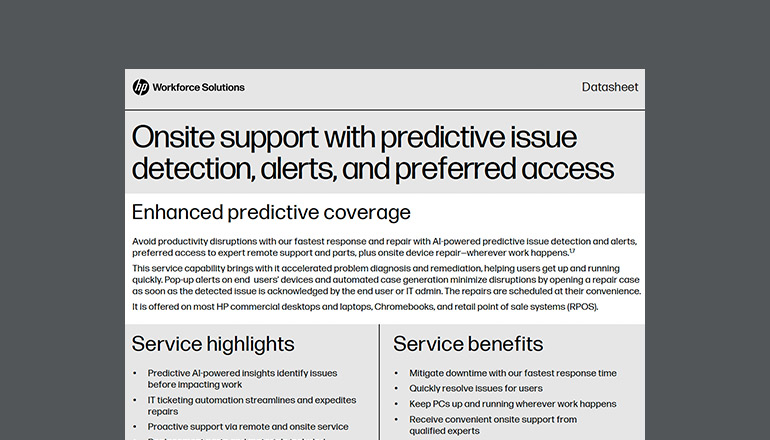 Article Onsite Support With Predictive Issue Detection  Image