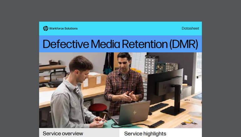 Article Defective Media Retention (DMR) | HP Care Pack  Image